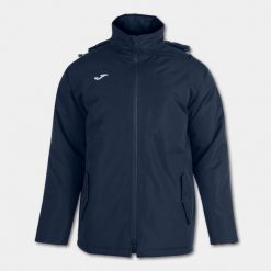Kurtka wiatroszczelna Joma Trivor. Niebieskie kurtki damskie Joma, s, bez wzorów, z materiału, z kapturem. Za 258.99 zł.