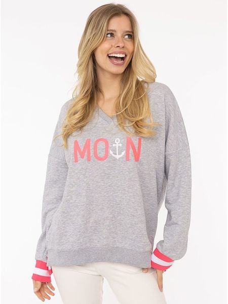 Zwillingsherz Bluza "Rahel" w kolorze szarym rozmiar: L/XL. Szare bluzy bez kaptura damskie Zwillingsherz, l. Za 197.17 zł.