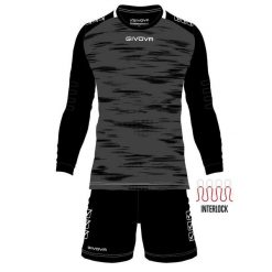 Dres piłkarski męski Givova Difesa. Czarne szorty męskie Givova, bez wzorów, z dresówki. Za 139.00 zł.