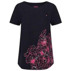 Damska koszulka LOAP Abana, S — krótkie rękawy, dekolt łódka. Czarne bluzki damskie ZSPORT, s, bez wzorów, bez kołnierzyka, bez ramiączek. Za 160.99 zł.