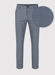 PAKO LORENTE – Szare spodnie męskie chino w kratkę P23SF-WX-008-S-S - Pako Lorente. Szare spodnie materiałowe męskie Pako Lorente, bez wzorów, z elastanu, casualowe. Za 99.99 zł.