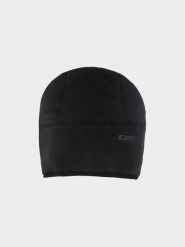 4F Czapka zimowa Polartec uniseks - czarna S/M. Czarne czapki męskie 4f, na zimę, bez wzorów, z syntetyku, klasyczne. Za 89.99 zł.