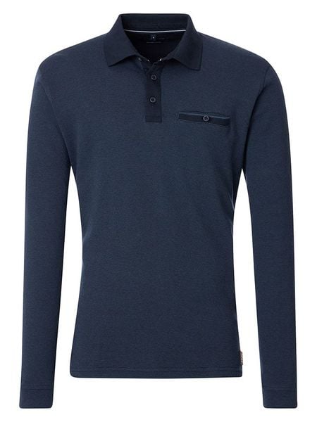 CASAMODA Koszulka polo w kolorze granatowym rozmiar: S. Niebieskie koszulki polo męskie CASAMODA, s, bez wzorów, z bawełny, bez ramiączek. Za 82.44 zł.