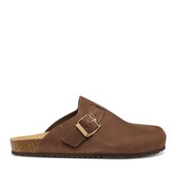 Klapki Geox. Brązowe klapki damskie Geox, bez wzorów, bez obcasa. Za 399.99 zł.