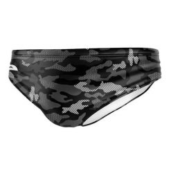 Slipy water polo TURBO Camo Pulse. Brązowe kąpielówki męskie TURBO, m, bez wzorów, do pływania. Za 149.00 zł.