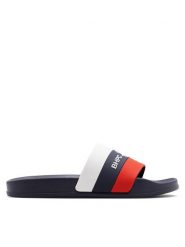 Beverly Hills Polo Club Klapki MP-CA23054-1C Granatowy. Niebieskie klapki i japonki męskie Beverly Hills Polo Club, z gumy. Za 79.99 zł.