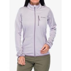 Bluza damska bez kaptura Columbia Essential Hike Grid Fleece Full Zip. Fioletowe bluzy bez kaptura damskie Columbia. Za 308.99 zł.