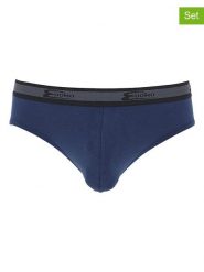 COTONELLA Slipy (2 pary) w kolorze granatowym rozmiar: L. Niebieskie slipki męskie Cotonella, bez wzorów. Za 26.99 zł.