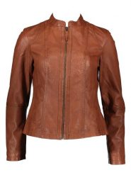 7eleven Skórzana kurtka "Palo" w kolorze jasnobrązowym rozmiar: 36. Brązowe kurtki damskie 7eleven, bez wzorów, ze skóry, bez kaptura. Za 564.45 zł.