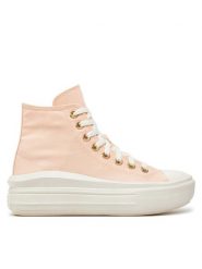 Converse Trampki Chuck Taylor All Star Move A09910C Różowy. Czerwone trampki i tenisówki damskie Converse, bez wzorów, z materiału. Za 269.99 zł.