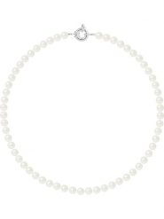 Mitzuko Naszyjnik perłowy w kolorze białym - dł. 42 cm rozmiar: onesize. Białe naszyjniki damskie Mitzuko, srebrne. Za 448.99 zł.