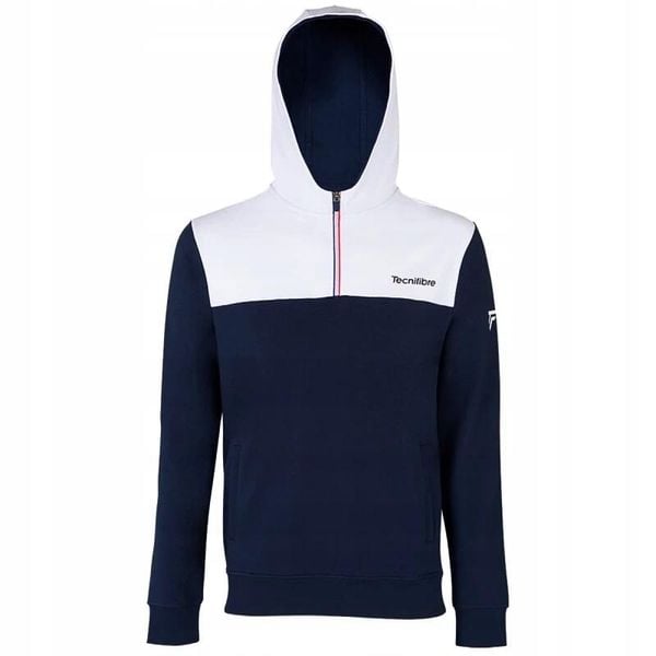 Bluza tenisowa męska Tecnifibre Zipper Hoodie. Niebieskie bluzy bez kaptura męskie TECNIFIBRE, m. Za 259.00 zł.