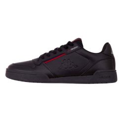 Buty męskie sportowe do chodzenia KAPPA MARABU. Czarne buty sportowe na co dzień męskie Kappa, na lato, z materiału, bez zapięcia, trekkingowe. Za 116.57 zł.