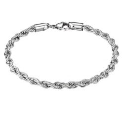 True Rebels Bransoletka Stal nierdzewna Srebrny Bransoletki 1 ct Męskie. Szare biżuteria dla mężczyzn True Rebels, srebrne. Za 129.99 zł.