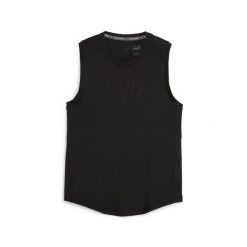 Damski tank top Puma Cloudspun. Czarne topy sportowe damskie Puma, xs, bez wzorów, z bawełny, bez ramiączek. Za 158.95 zł.