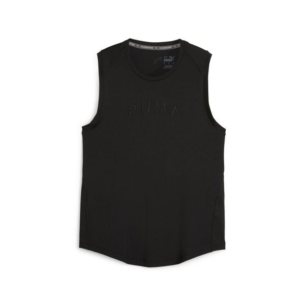 Damski tank top Puma Cloudspun. Czarne topy sportowe damskie Puma, xs, bez wzorów, z bawełny, bez ramiączek. Za 155.40 zł.