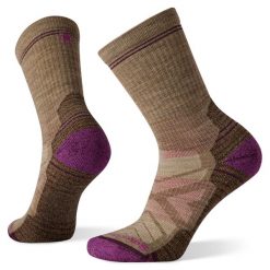 Skarpety Trekkingowe Damskie Smartwool Hike Light Cushion Crew Socks. Brązowe skarpetki damskie Smartwool, bez wzorów, z wełny. Za 109.99 zł.