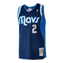 Koszulka NBA Dallas Mavericks Jason Kidd. Niebieskie t-shirty damskie Mitchell & Ness, l, bez wzorów, z materiału, bez kołnierzyka. Za 481.25 zł.