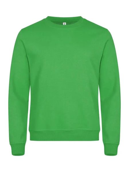 Clique Miami Roundneck – uniseks bluza z bawełny i poliestru z recyklingu. Zielone bluzy bez kaptura męskie CLIQUE, xl, z bawełny. Za 166.81 zł.