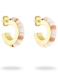 Tamaris Kolczyki-półkreole z kamieniami ozdobnymi rozmiar: onesize. Brązowe kolczyki damskie Tamaris, ze stali. Za 160.96 zł.