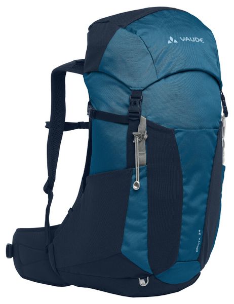 Plecaki 20-29L Brenta 24. Niebieskie plecaki damskie Vaude, bez wzorów, z materiału, biznesowe. Za 654.45 zł.