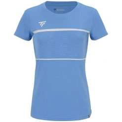 Koszulka damska Tecnifibre Team Tech. Niebieskie bluzki damskie TECNIFIBRE, l, bez wzorów, z dzianiny, bez kołnierzyka. Za 145.00 zł.