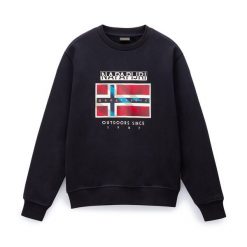 Bluza męska Napapijri B-Dorees C. Czarne bluzy bez kaptura męskie Napapijri, m. Za 279.99 zł.