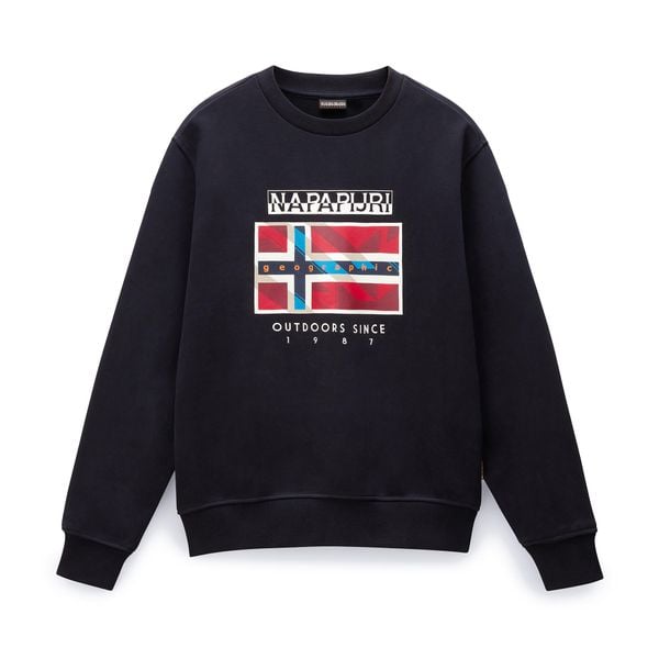 Bluza męska Napapijri B-Dorees C. Czarne bluzy bez kaptura męskie Napapijri, m. Za 279.99 zł.