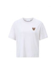 Rich & Royal Koszulka w kolorze białym rozmiar: XL. Białe bluzki damskie Rich & Royal, xl, bez wzorów, z bawełny, bez kołnierzyka. Za 100.04 zł.