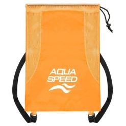 Worek na sprzęt plecak Aqua Speed Mesh Backpack. Brązowe plecaki damskie Aqua-Speed, bez wzorów, z meshu. Za 39.99 zł.