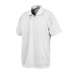 Koszulka Polo Dla Dorosłych Unisex Performance AirCool. Białe koszulki polo męskie SPIRO, m, bez wzorów, bez ramiączek. Za 51.99 zł.