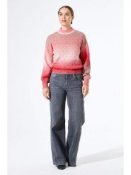 Garcia Sweter w kolorze koralowo-jasnoróżowym rozmiar: XL. Czerwone golfy damskie Garcia, xl, ze splotem, bez kołnierzyka. Za 130.81 zł.