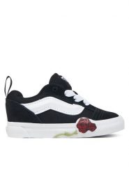 Vans Tenisówki Knu Skool Elastic Lace Ro VN000Y1ZBA21 Czarny. Czarne trampki i tenisówki dziewczęce Vans, bez wzorów, ze skóry, bez zapięcia. Za 239.99 zł.