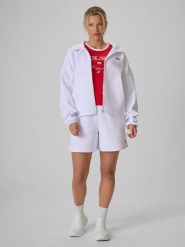 4F Spodenki kibica damskie - białe XL. Białe spodenki sportowe damskie 4f, xl, z dresówki. Za 129.99 zł.