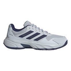 Buty sportowe adidas Courtjam Control 3 Clay niebieskie do padla. Niebieskie buty sportowe na co dzień damskie Adidas, bez wzorów, tenisowe. Za 379.99 zł.