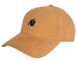Cody Suede Czapka - Beżowy. Brązowe czapki męskie GORILLA WEAR, bez wzorów, z poliesteru. Za 160.00 zł.