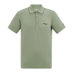 Męska Koszulka Polo Maverik Stretch. Szare koszulki polo męskie Regatta, m, bez wzorów, z dżerseju, bez ramiączek. Za 93.99 zł.