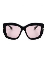 Marc Jacobs Damskie okulary przeciwsłoneczne w kolorze czarno-jasnoróżowym rozmiar: 55. Czarne okulary przeciwsłoneczne damskie MARC JACOBS. Za 351.38 zł.