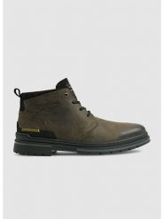 PME Legend Skórzane botki w kolorze khaki rozmiar: 41. Brązowe buty zimowe męskie PME Legend, bez zapięcia. Za 344.95 zł.