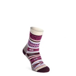 Skarpety merino męskie Smartwool Everyday Cabin Games Crew Socks. Fioletowe skarpetki męskie Smartwool, bez wzorów. Za 96.99 zł.