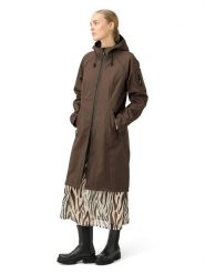 Ilse Jacobsen Płaszcz softshellowy w kolorze brązowym rozmiar: 34. Brązowe kurtki przeciwdeszczowe damskie Ilse Jacobsen, bez kaptura. Za 369.95 zł.