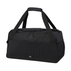 Torba sportowa Puma S Sports S 79294 01 - czarna 30L. Czarne torby podróżne damskie Puma, bez wzorów, z poliesteru. W wyprzedaży za 129.99 zł.