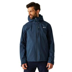 Męska Kurtka Wodoodporna Birchdale II. Niebieskie kurtki męskie Regatta, m, bez wzorów, z materiału, z kapturem. Za 510.99 zł.