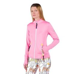 Bluza narciarska damska Rossignol Climi. Czerwone bluzy bez kaptura damskie Rossignol, m, z elastanu. Za 919.99 zł.