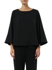 Comma koszulka typu bluzka Kobiety czarny, 40. Czarne t-shirty damskie Comma, bez wzorów, bez kołnierzyka. Za 299.95 zł.