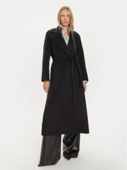 Marella Płaszcz wełniany Ardenza 2423016031 Czarny Regular Fit. Czarne płaszcze damskie Marella, na zimę, bez wzorów, z wełny. Za 2,609.00 zł.