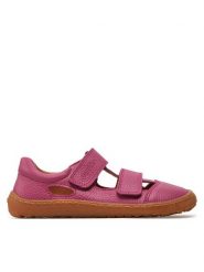 Froddo Sandały Barefoot Sandal G3150266-7 D Różowy. Czerwone sandały dziewczęce Froddo, ze skóry, bez zapięcia. Za 279.99 zł.