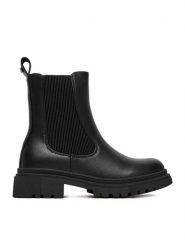DeeZee Botki CEO-CS5819-03 Czarny. Czarne botki dziewczęce DeeZee, bez wzorów, z materiału, bez ramiączek. Za 149.99 zł.