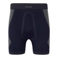 Szorty Falke Warm. Niebieskie szorty sportowe męskie Falke, xl, z elastanu, na fitness i siłownię. Za 267.00 zł.