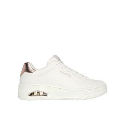 Buty Skechers Damskie Lifestyle Białe Sneakersy. Białe buty sportowe na co dzień damskie Skechers, bez wzorów, z syntetyku. Za 353.90 zł.